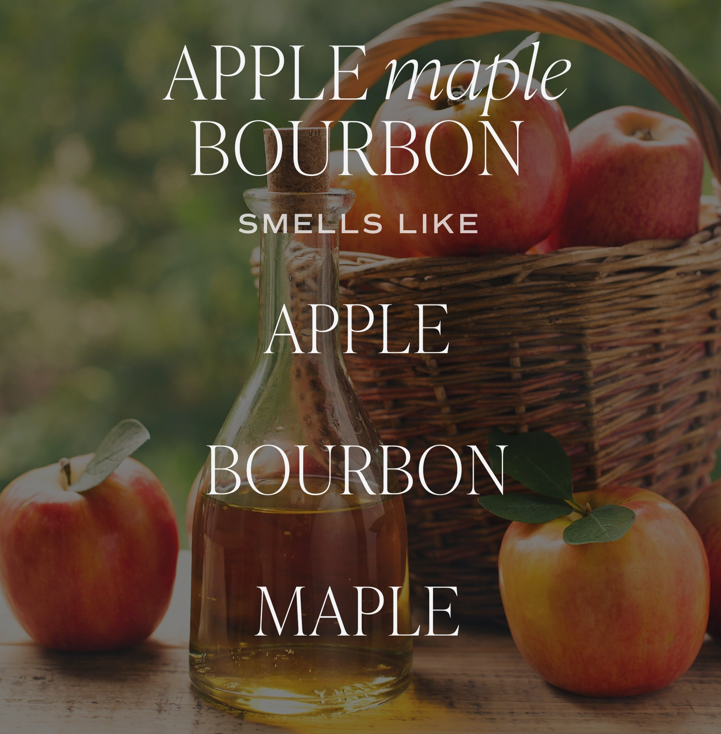 Apple Maple Bourbon 15oz. Candle