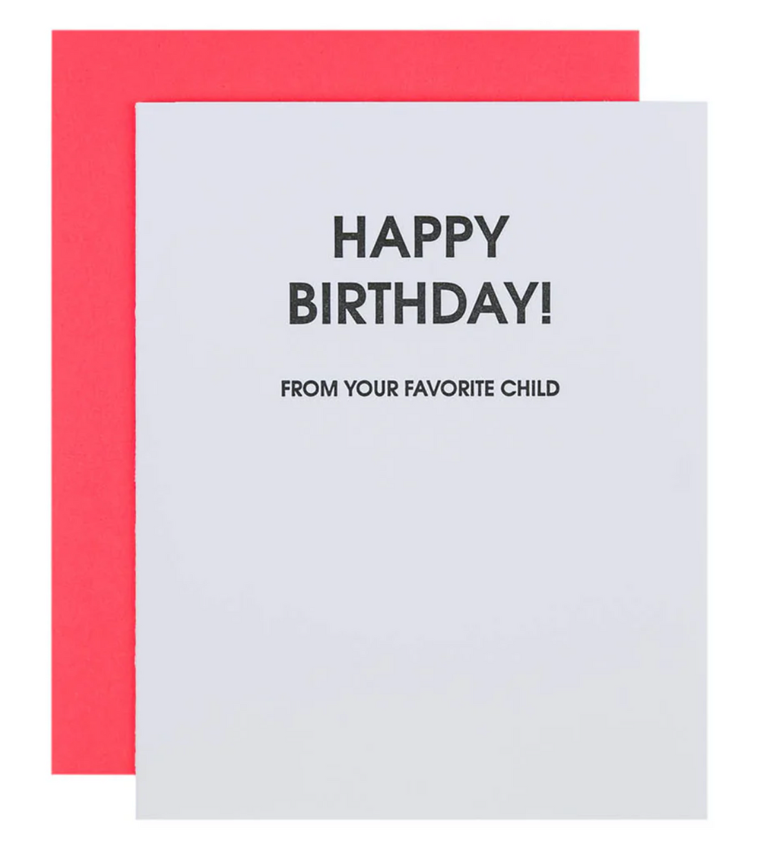 &quot;Birthday Favorite Child&quot; Card