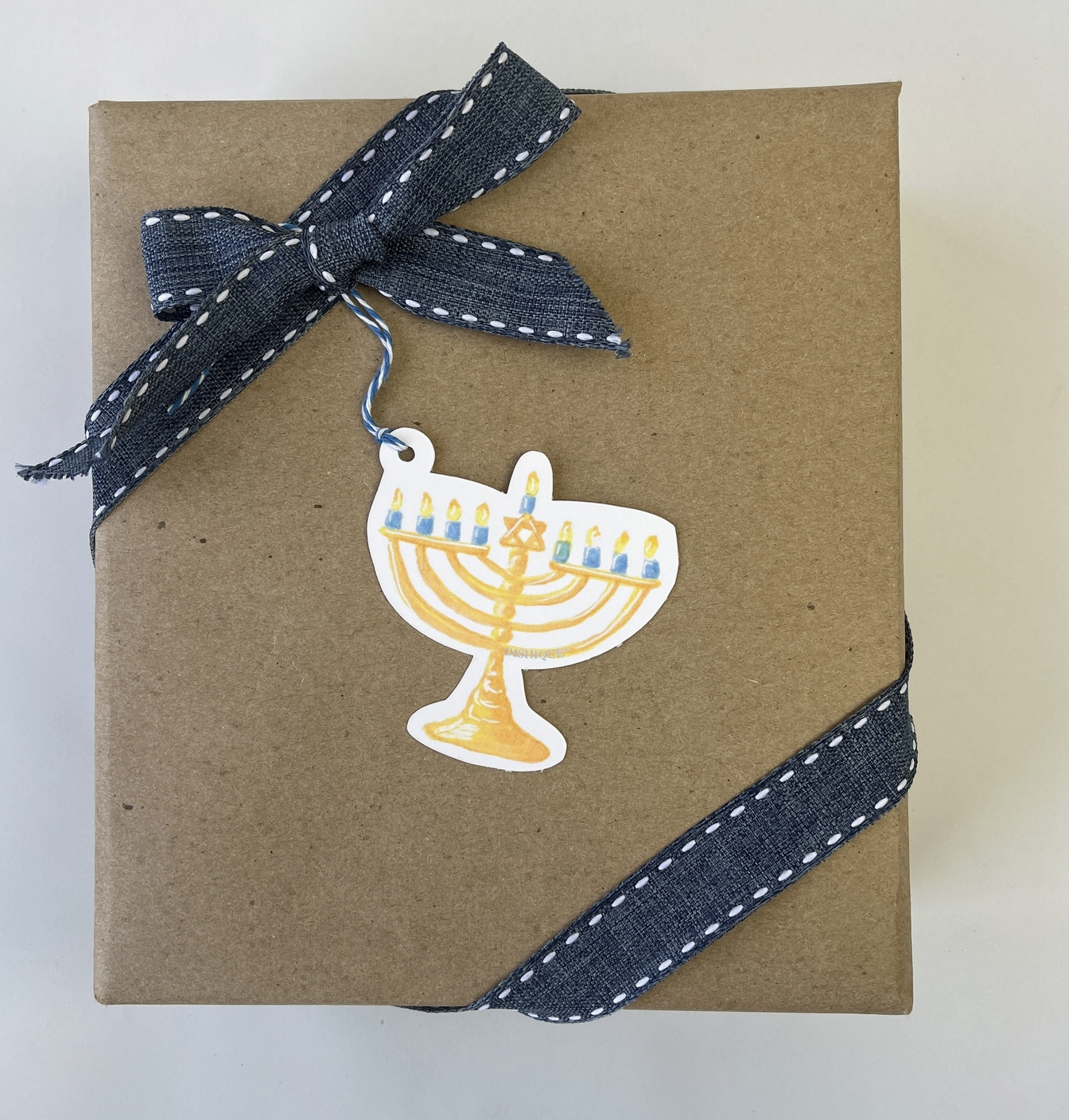 Menorah Gift Tag