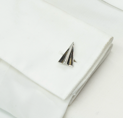 Paper Plane Cufflinks