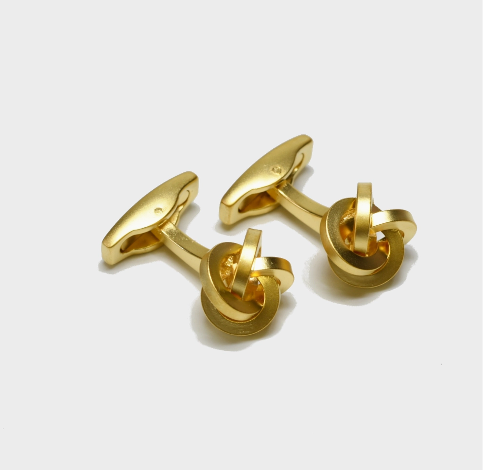 Gold Knot Cufflinks