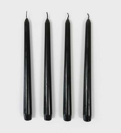 Black Taper Candles