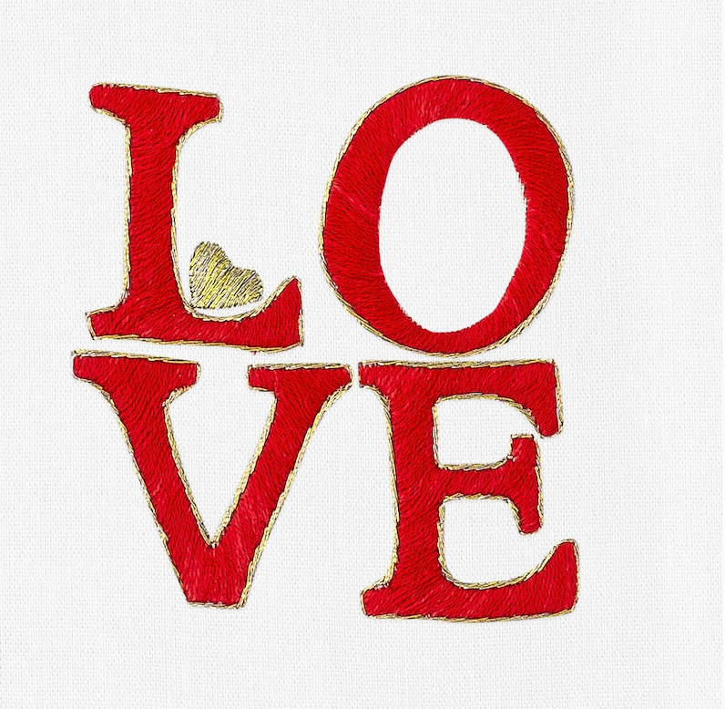 &quot;LOVE&quot; Hand Towel