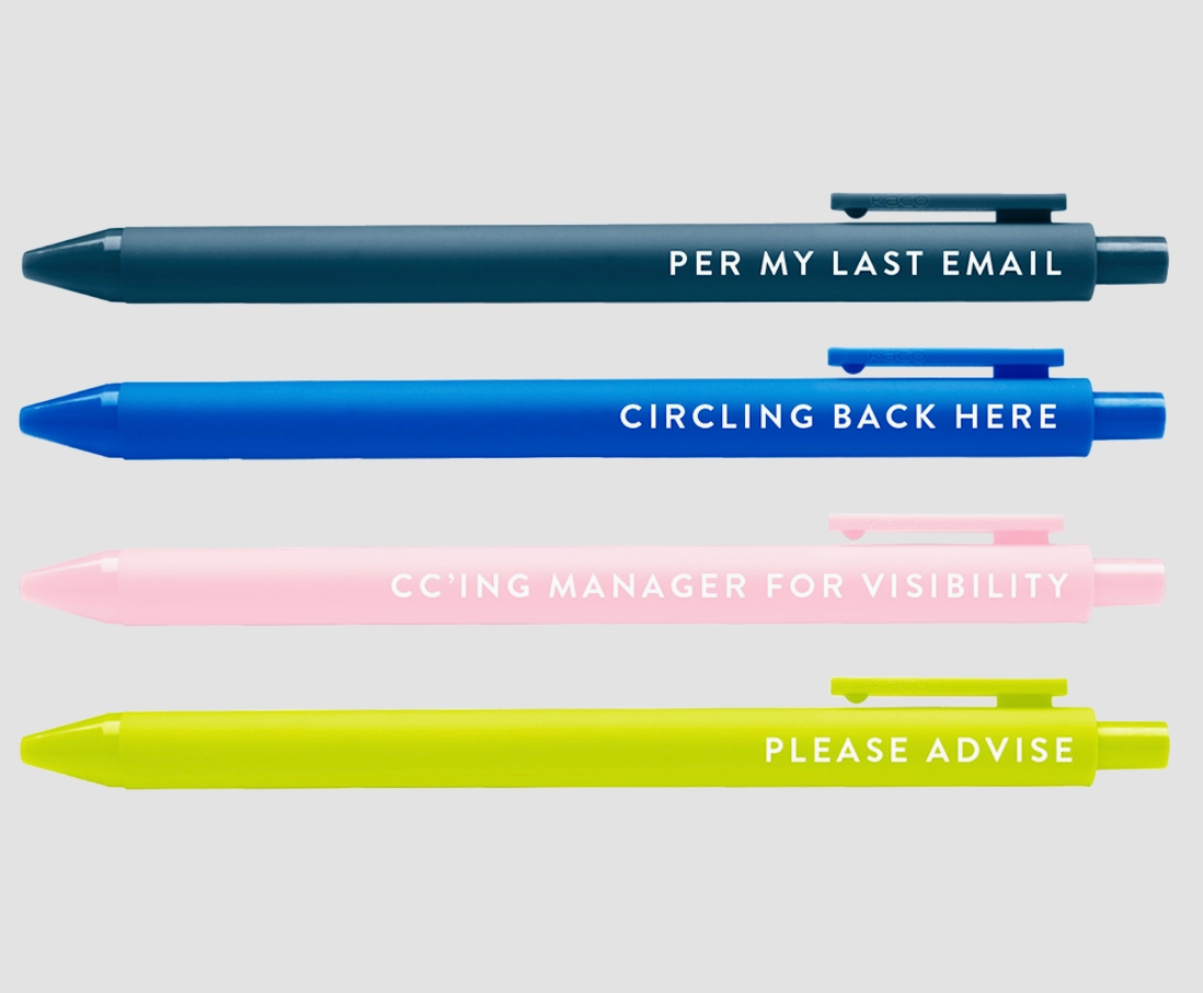 Passive Aggressive Pen Set