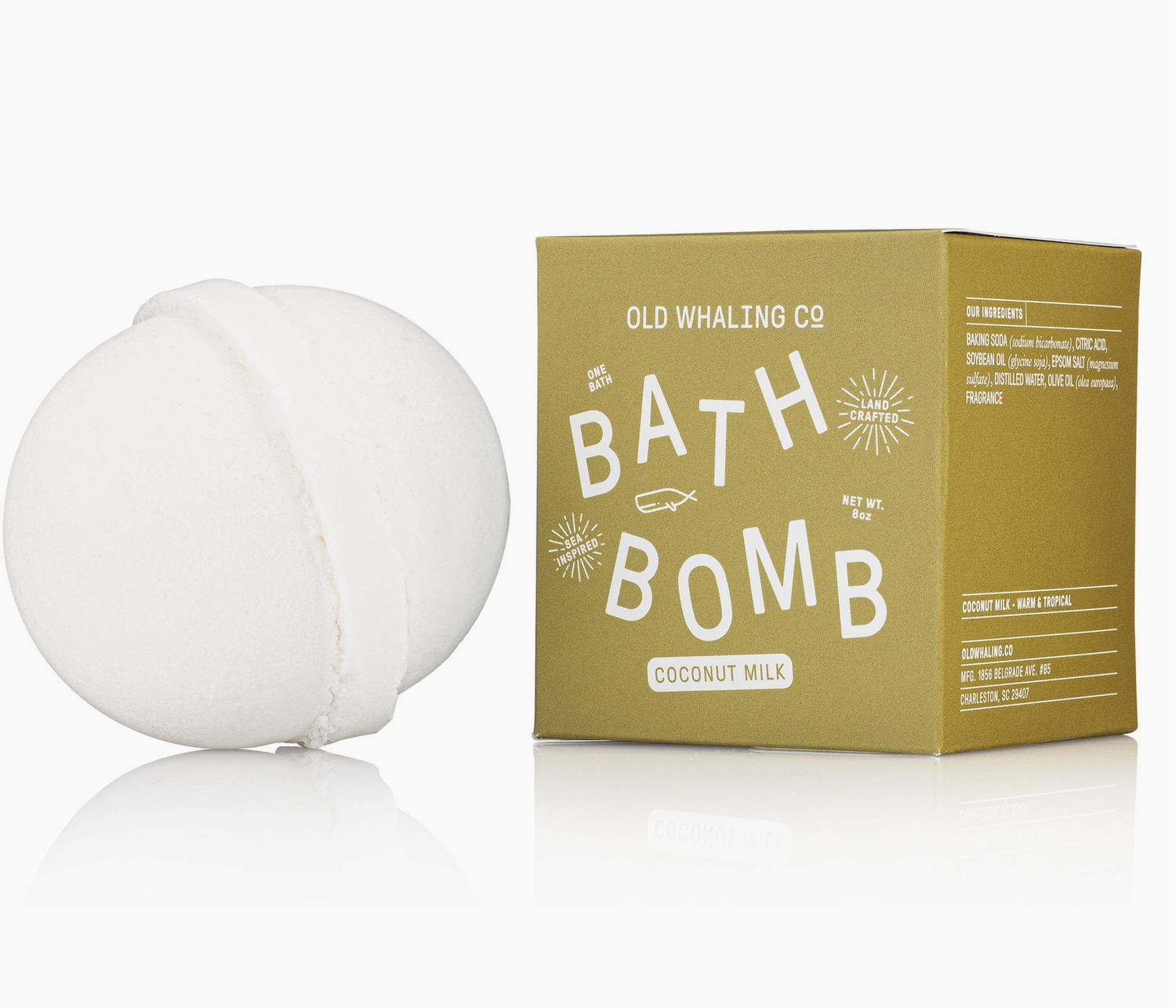 Coconut Milk Bath Bomb