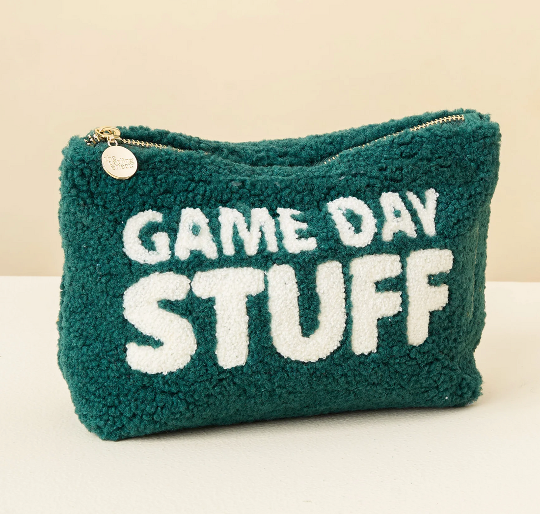 "Game Day Stuff" Teddy Pouch