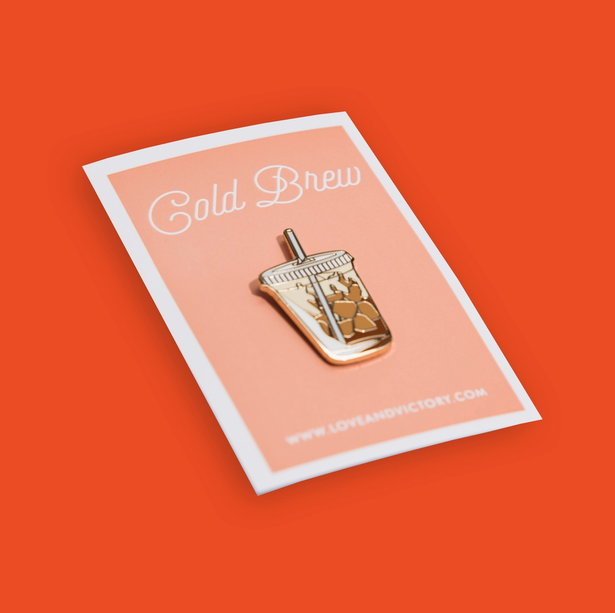 Cold Brew Enamel Pin