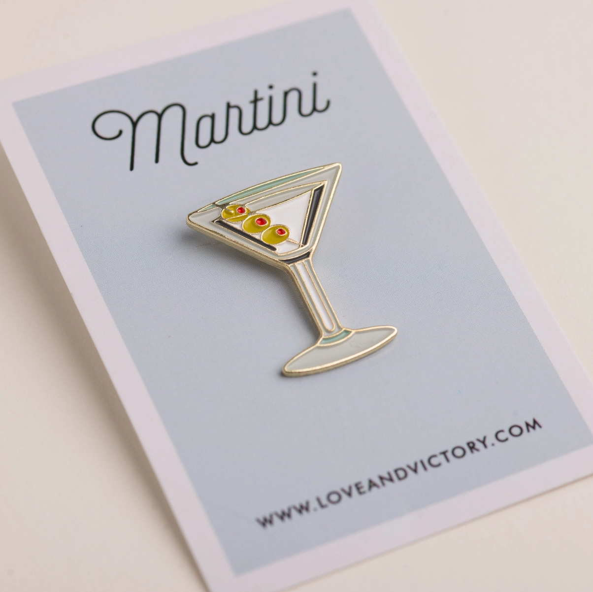 Dirty Martini Enamel Pin