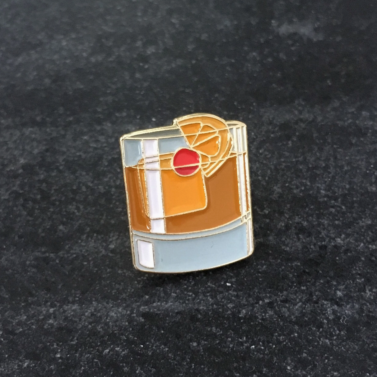 Old Fashioned Enamel Pin