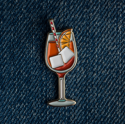 Aperol Spritz Enamel Pin