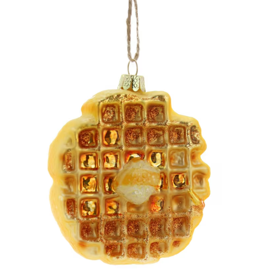 Eggo Waffle Ornament