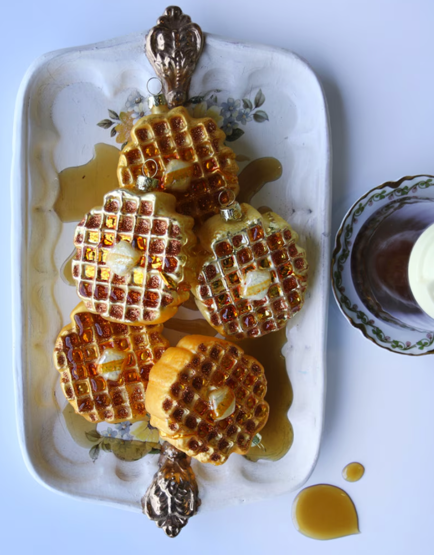 Eggo Waffle Ornament