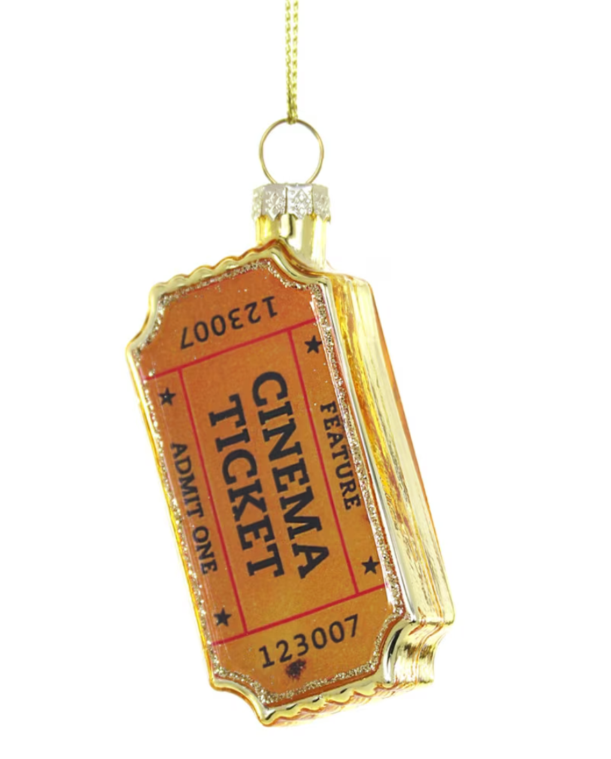 Cinema Ticket Ornament