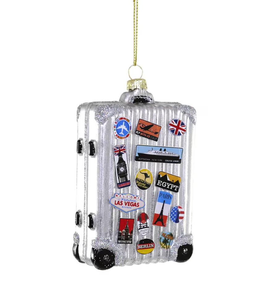 Jetsetter Suitcase Ornament