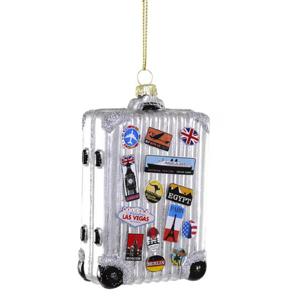 Jetsetter Suitcase Ornament