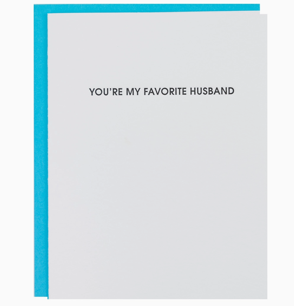 &quot;Favorite Husband&quot; Card