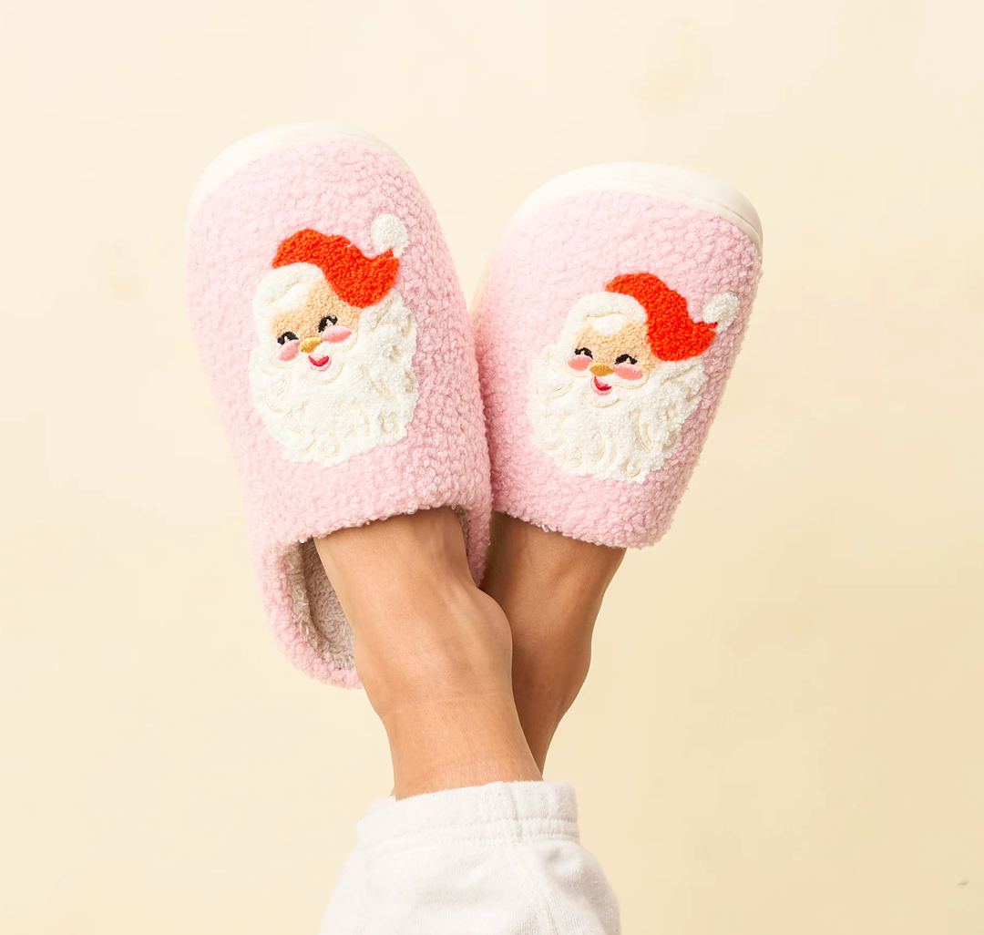 Santa Teddy Slippers
