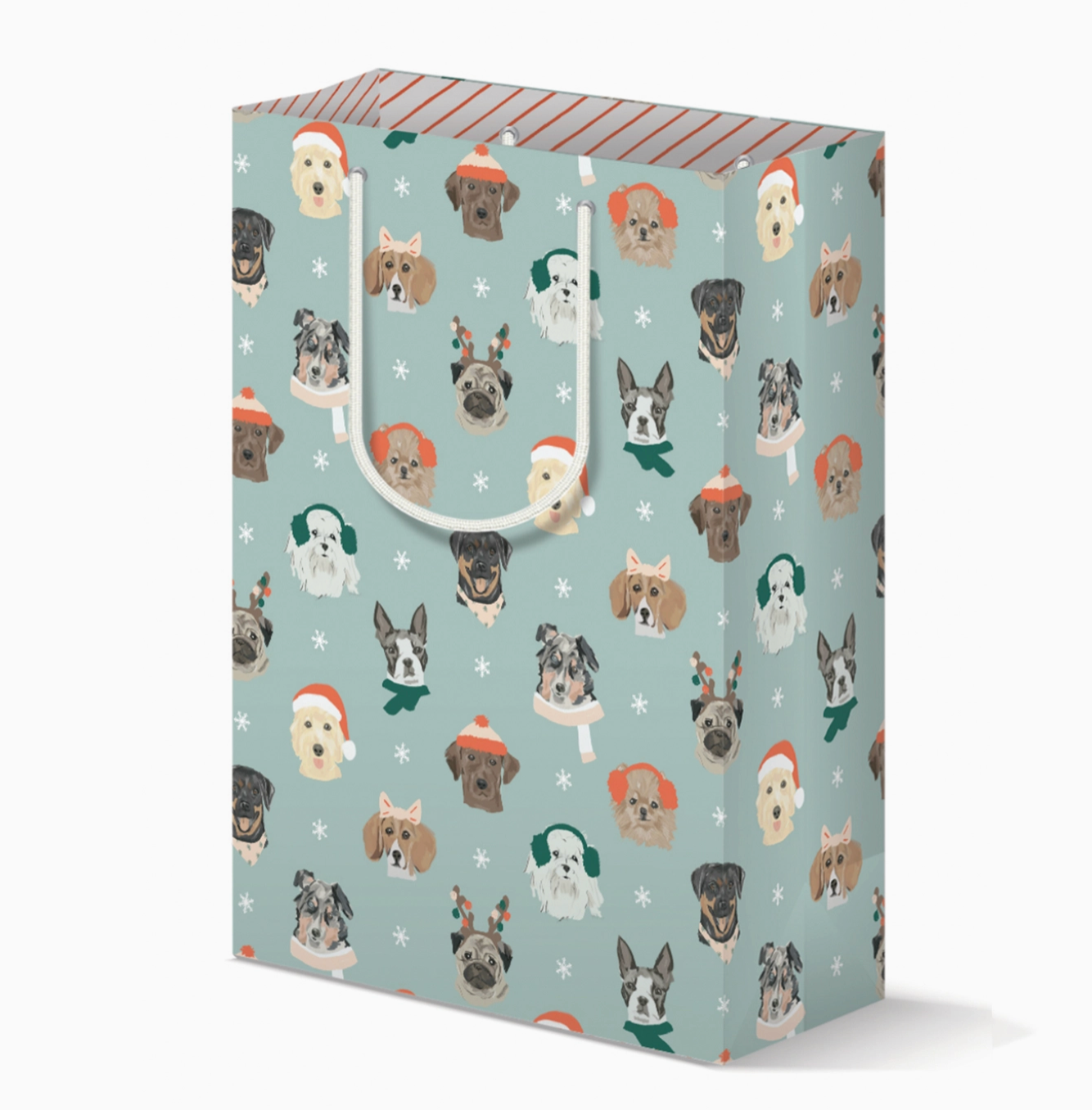 Holiday Dogs Gift Bag