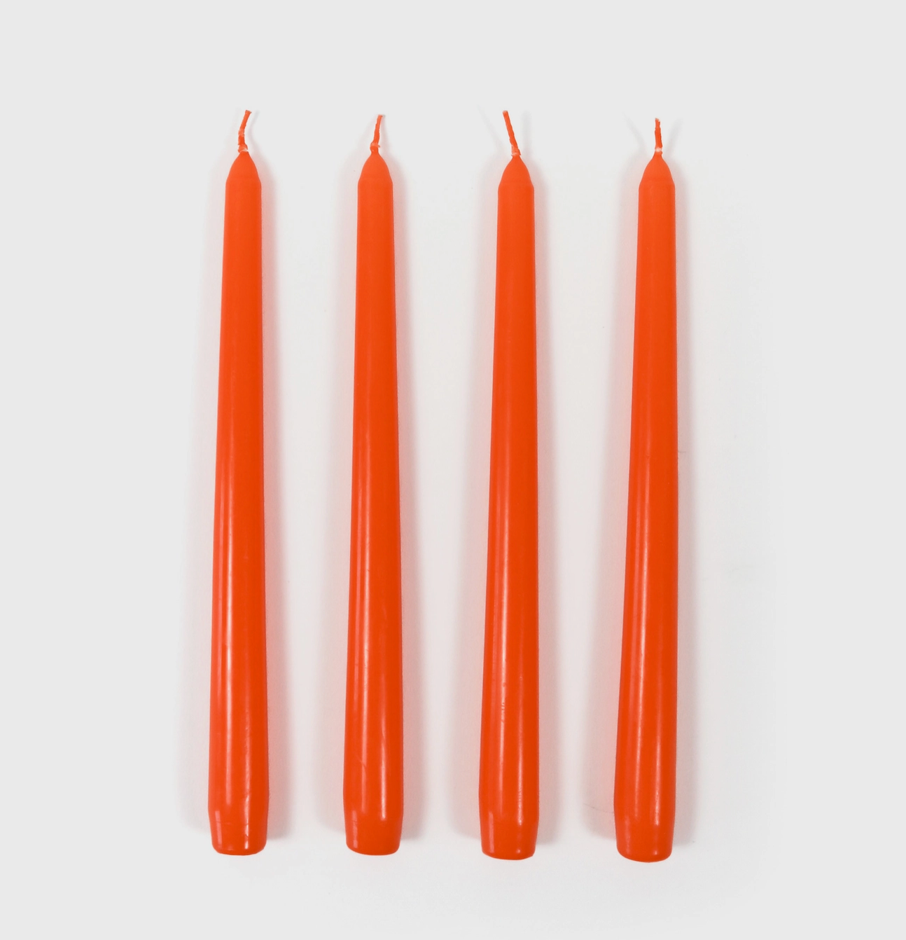 Burnt Orange Taper Candles