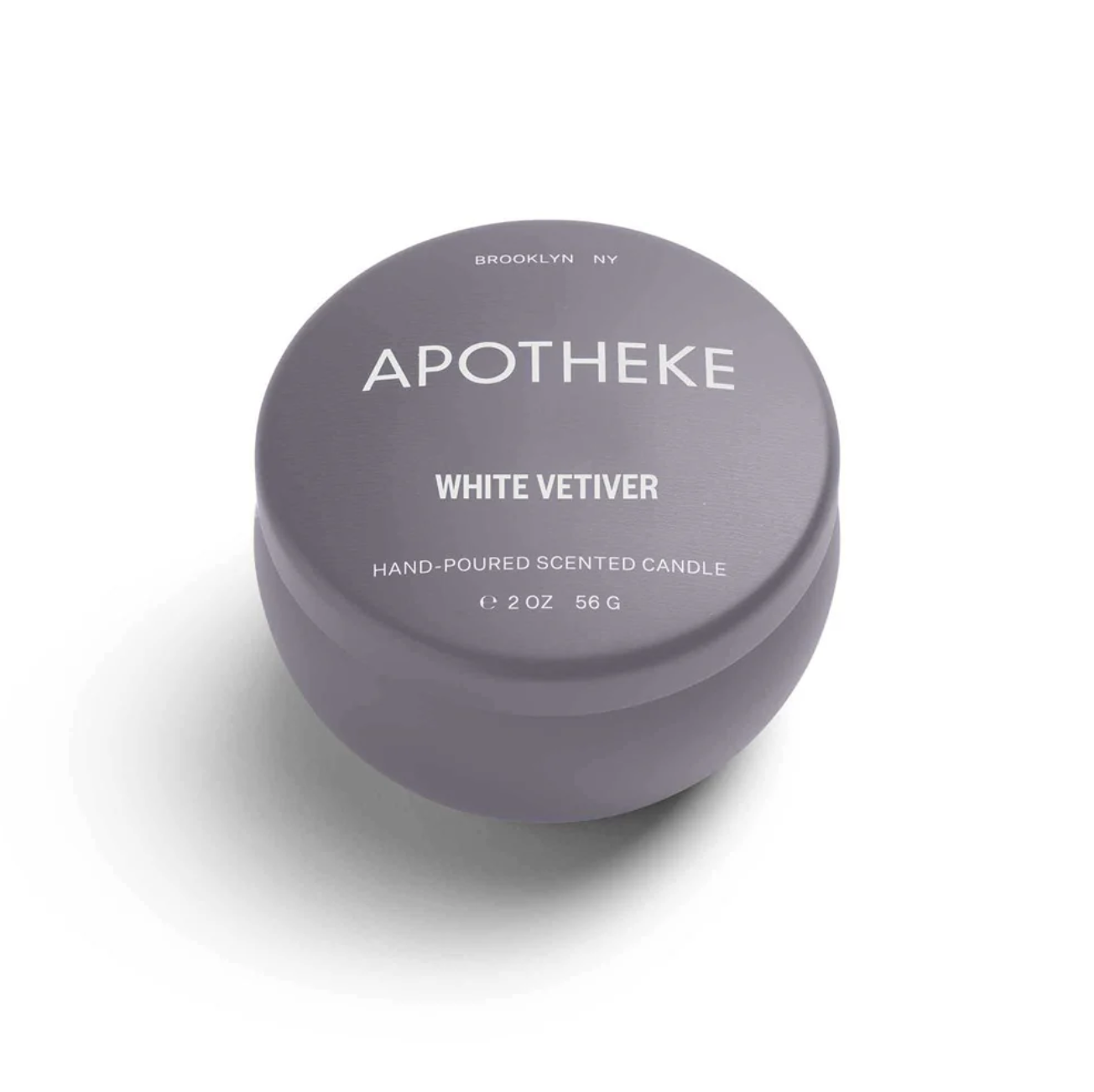 White Vetiver Mini Candle Tin