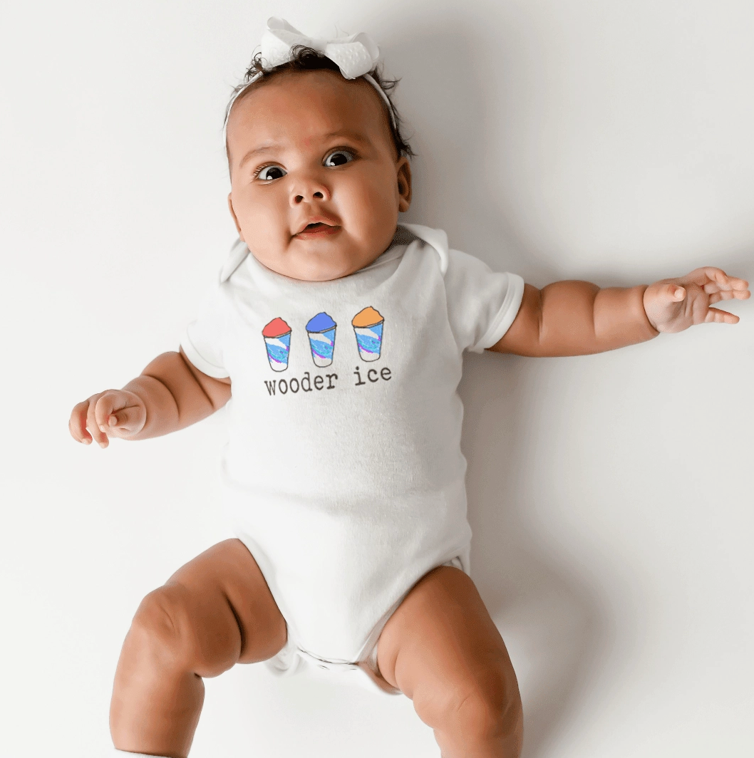 &quot;Wooder Ice&quot; Baby Onesie