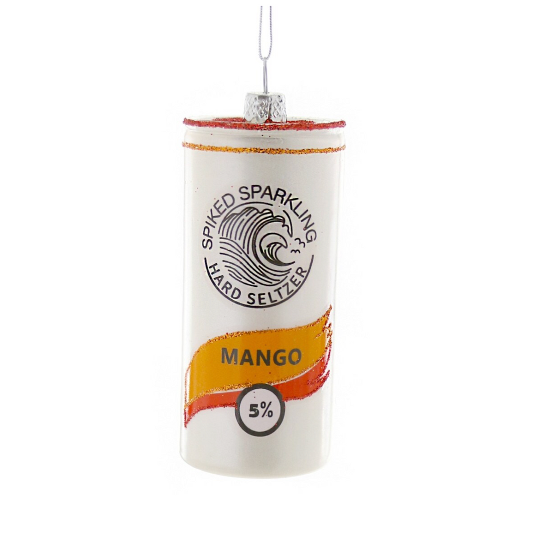 Mango Spiked Seltzer Ornament