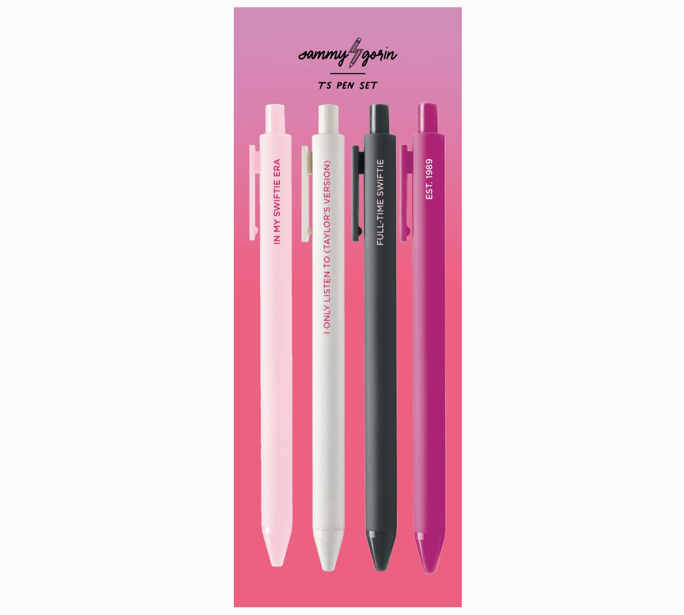 Swiftie Inspired Pen Set