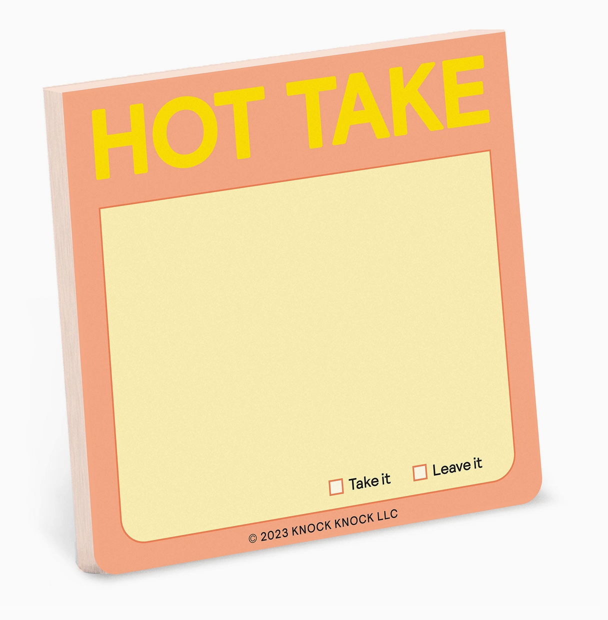 &quot;Hot Take&quot; Sticky Note