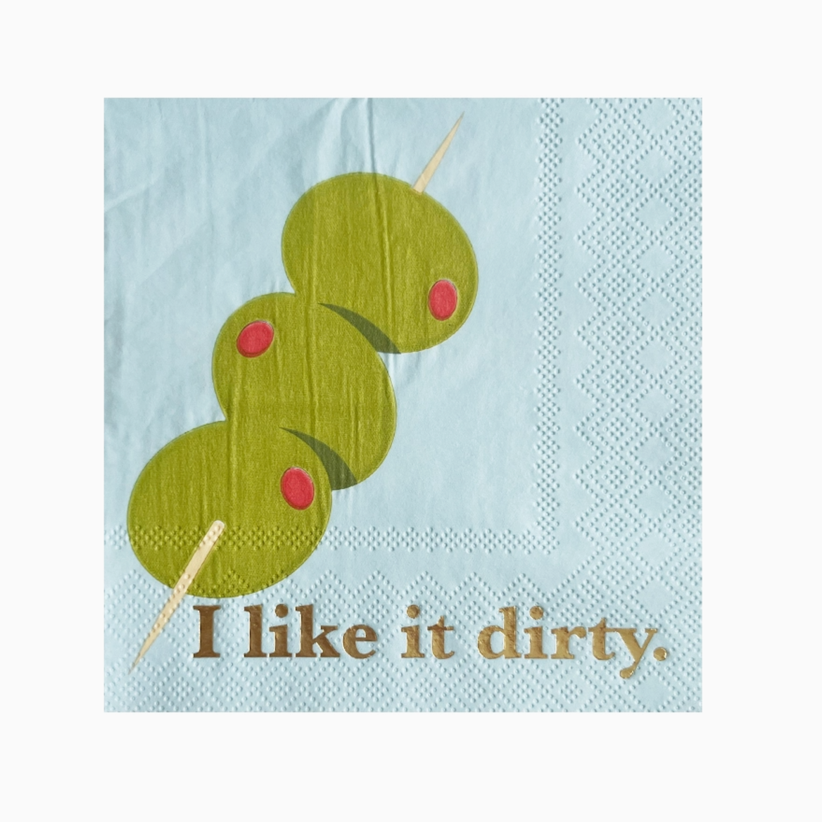 &quot;I Like It Dirty&quot; Cocktail Napkins