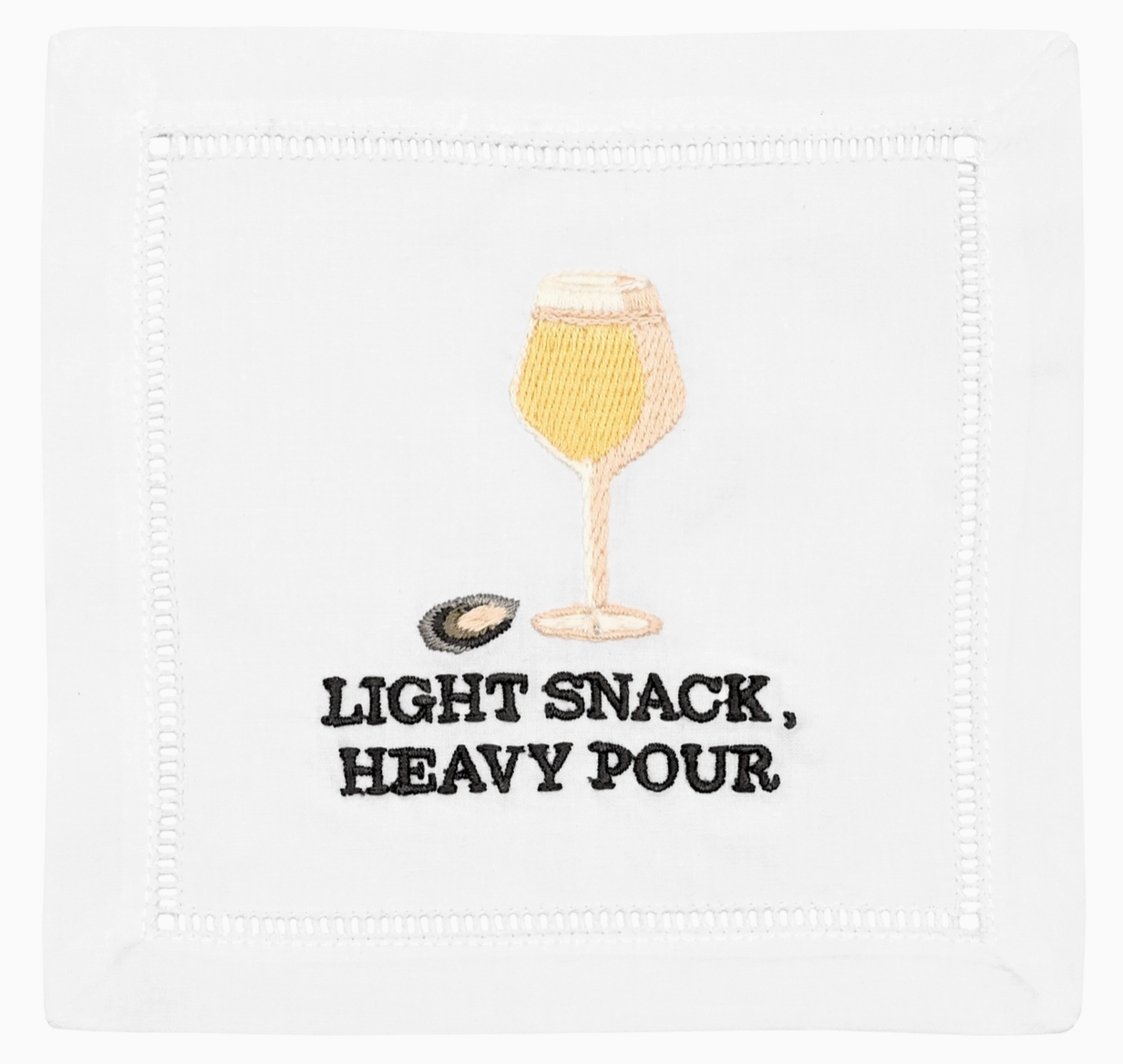 &quot;Light Snack&quot; Oyster Cocktail Napkins