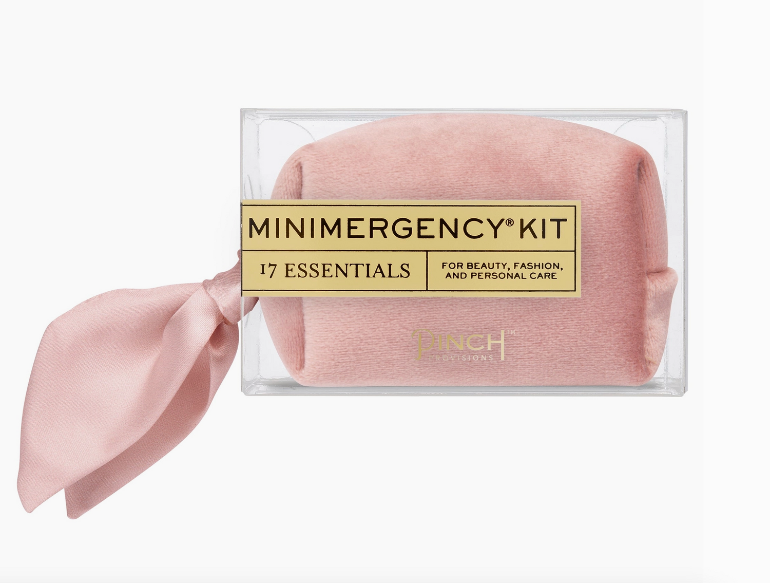 Dusty Rose Velvet Minimergency Kit