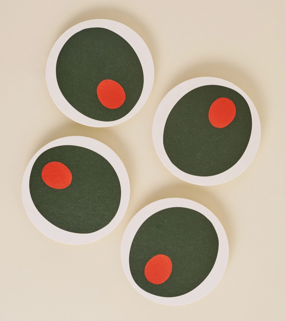 Olive Coasters