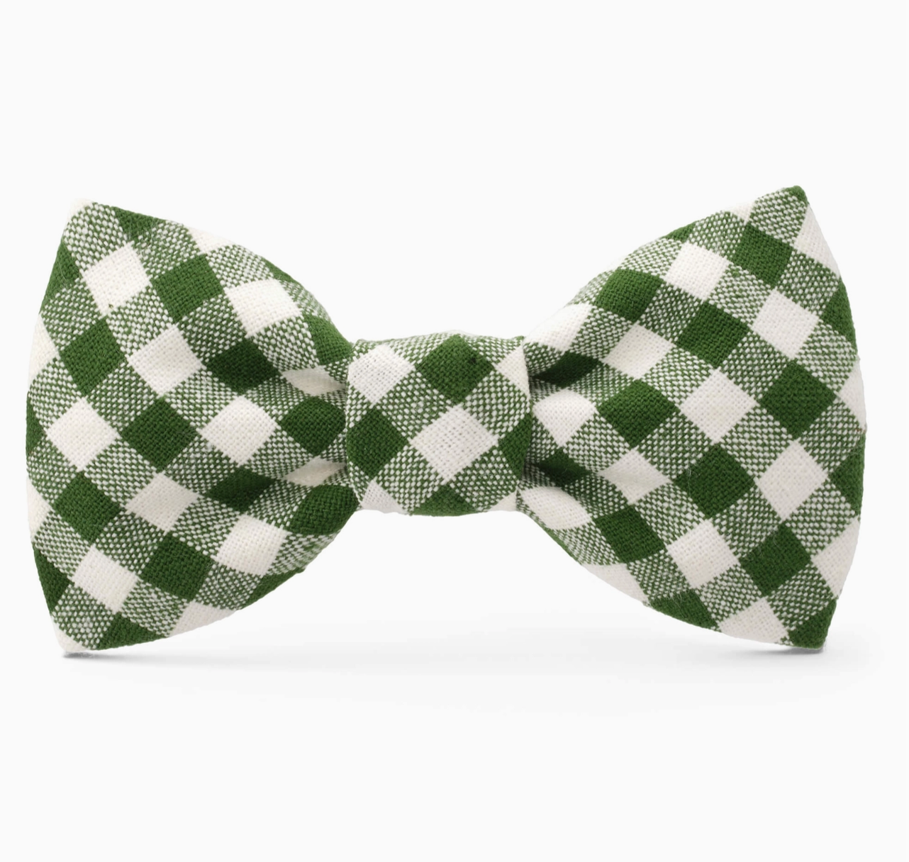 Hunter Gingham Dog Bow Tie