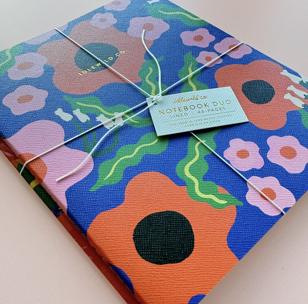 Wavy Daisy Notebook Duo