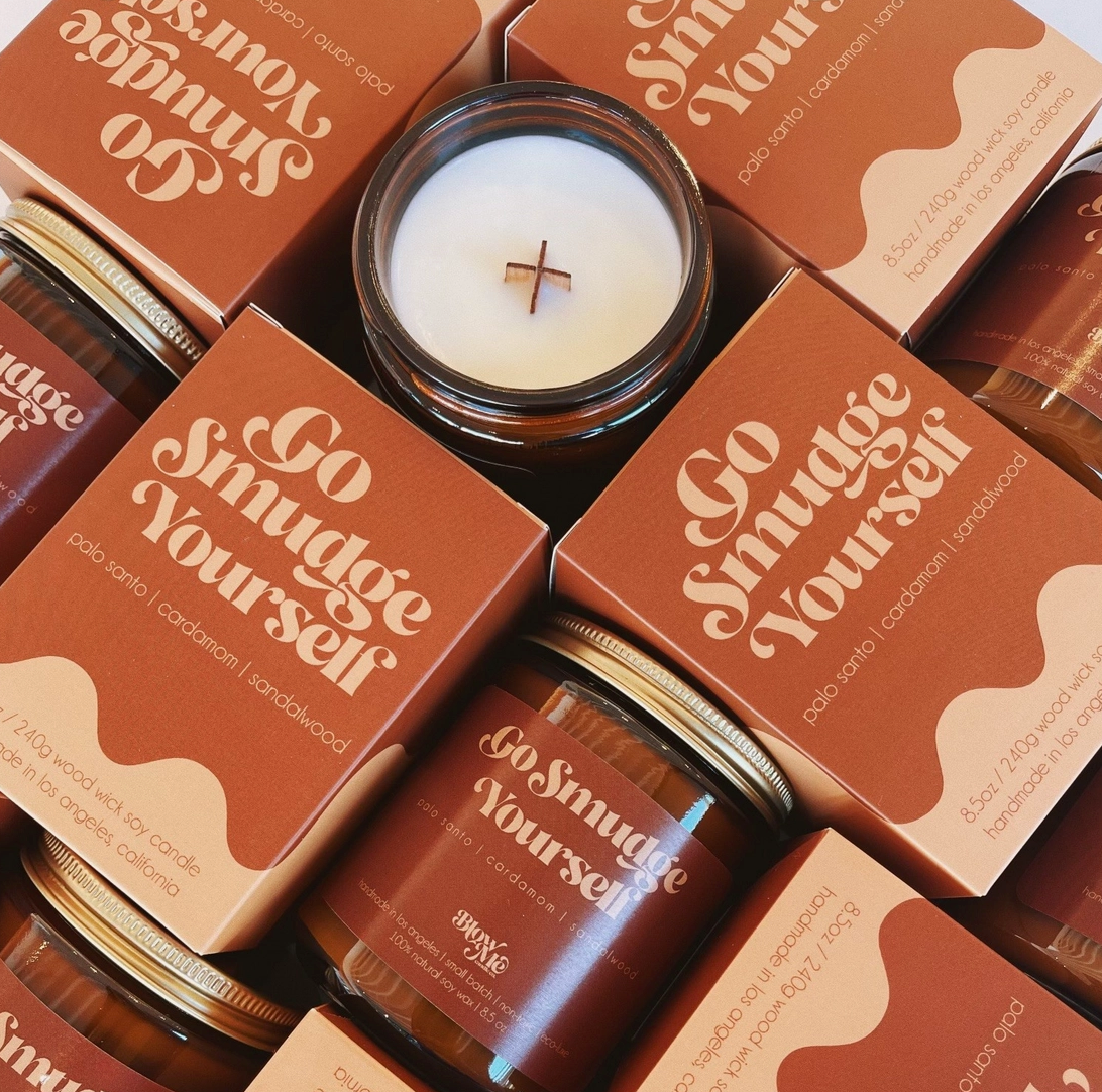 "Go Smudge Yourself" Candle