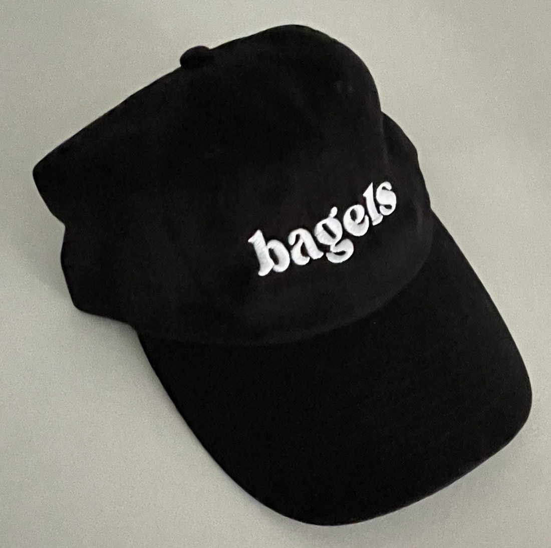 &quot;Bagels&quot; Dad Hat (Black)