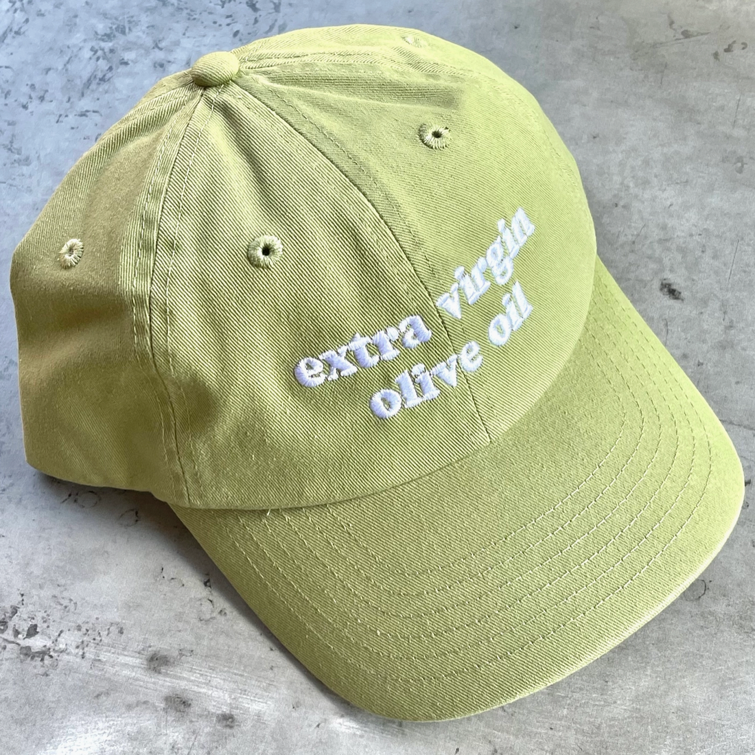 &quot;Extra Virgin Olive Oil&quot; Baseball hat