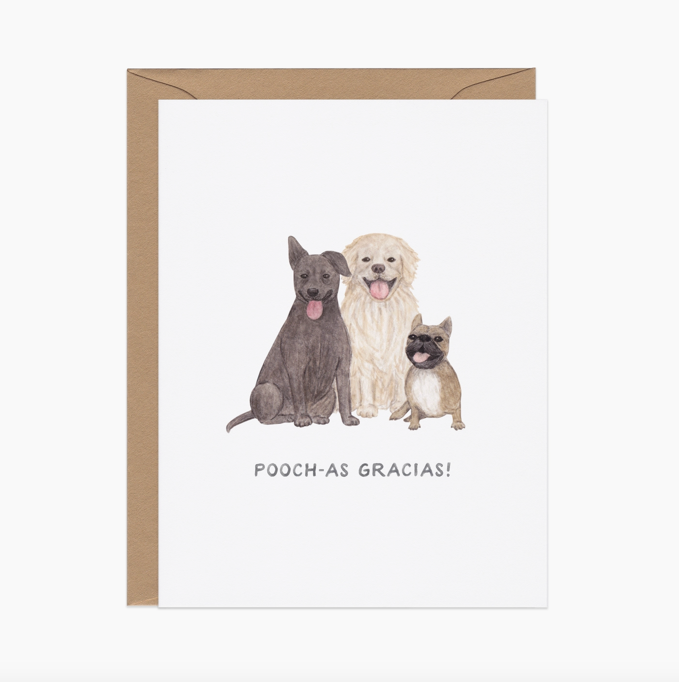 &quot;Pooch-as Gracias&quot; Card