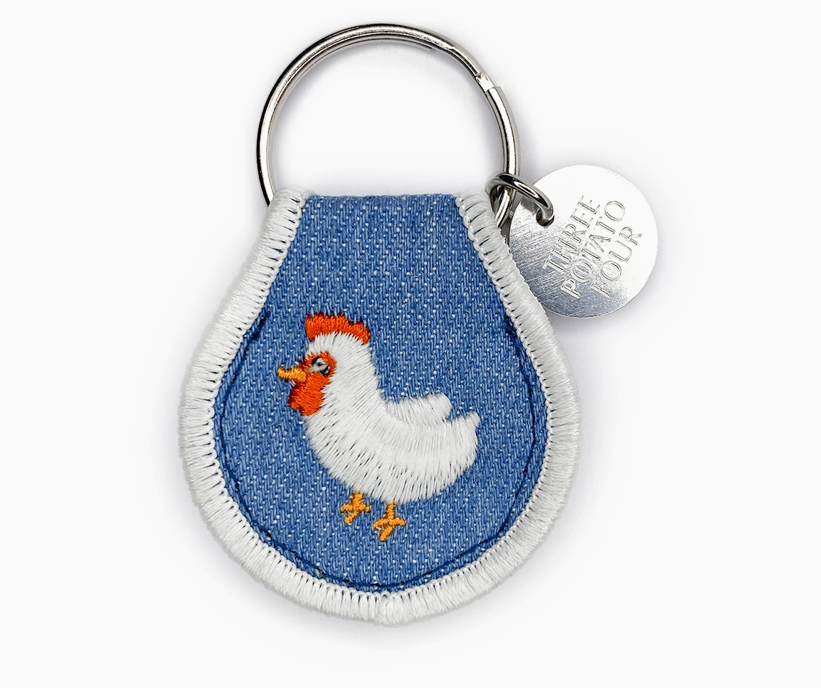 Chicken Patch Keychain