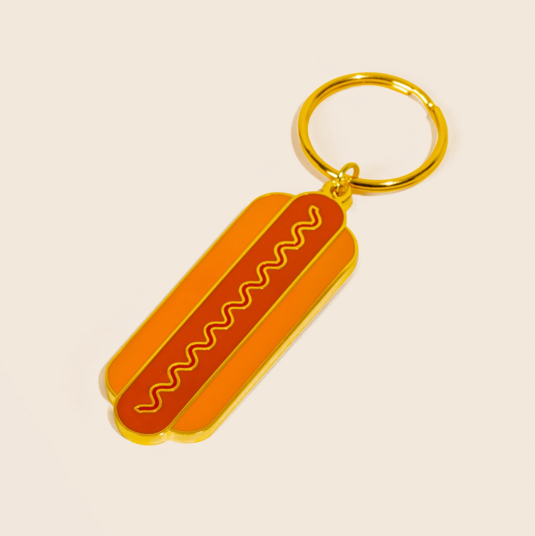 Hot Dog Keychain