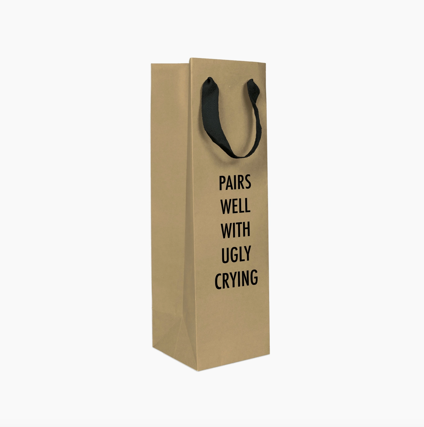 Ugly Crying Wine Bag