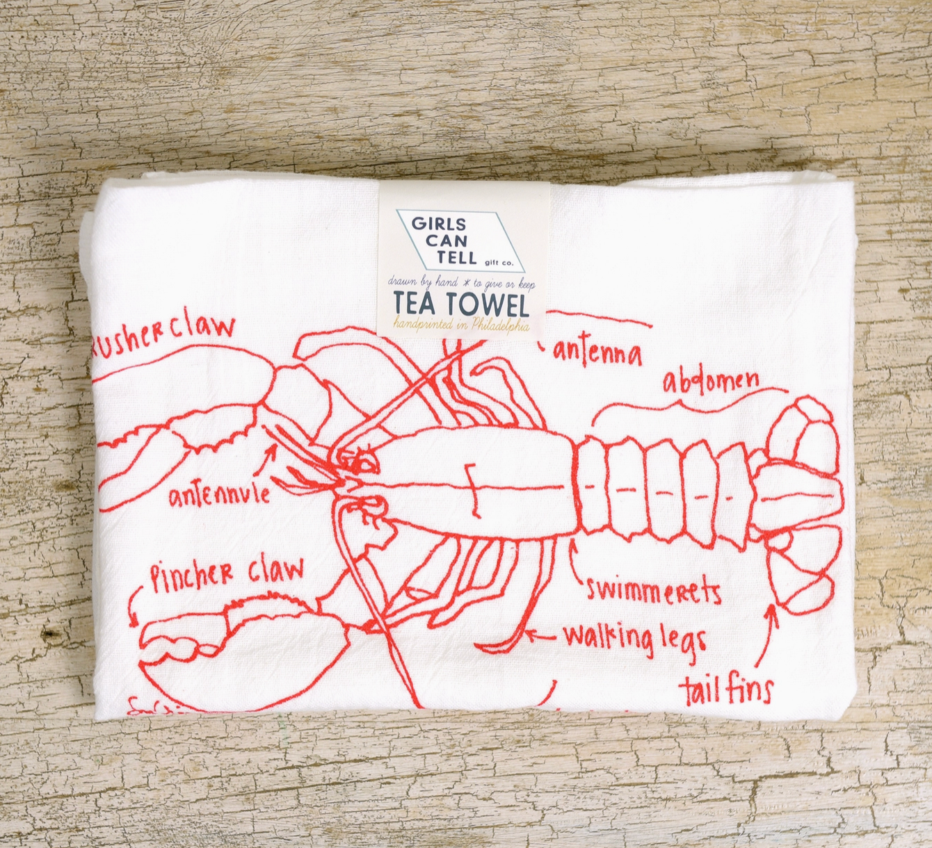 Lobster Tea Towel