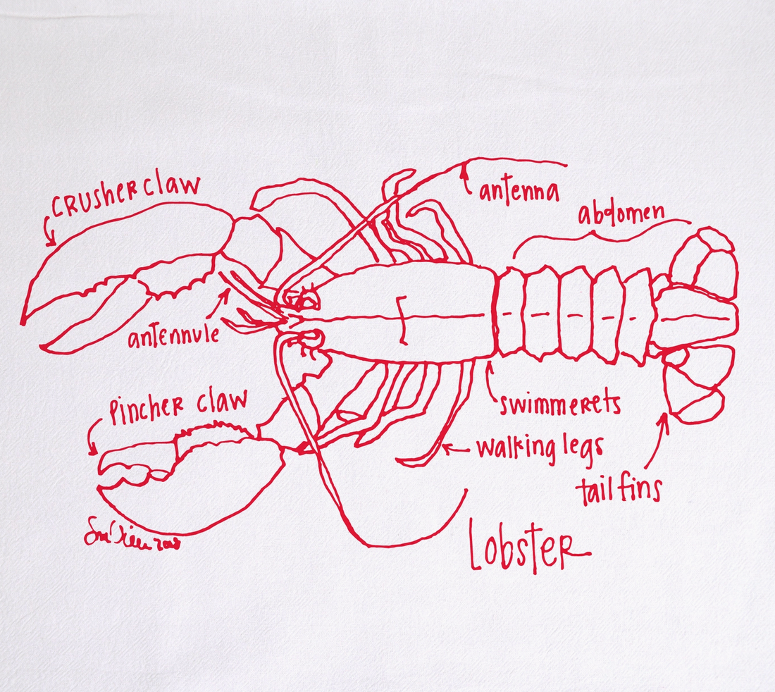 Lobster Tea Towel