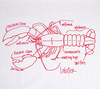 Lobster Tea Towel