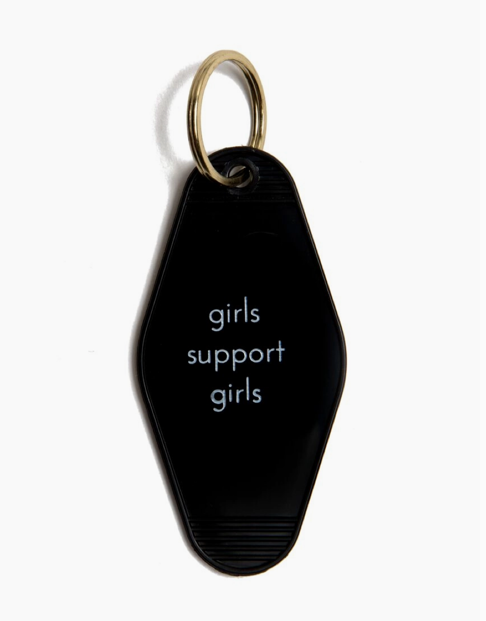 Girl Supporting Girls Motel Key Tag