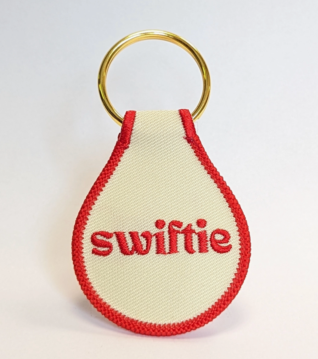 Swiftie Embroidered Key Tag