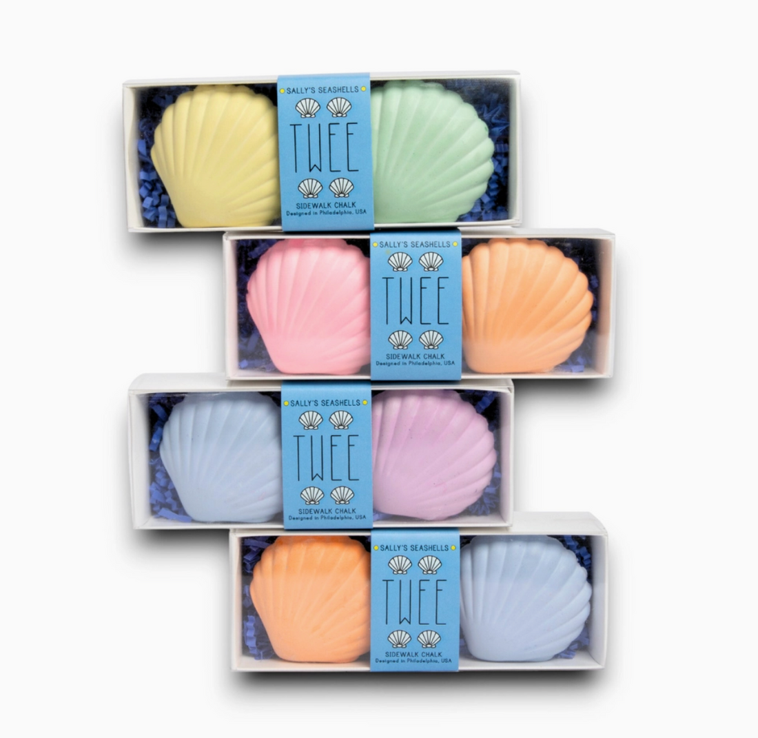 Seashell Sidewalk Chalk (Set of 2)