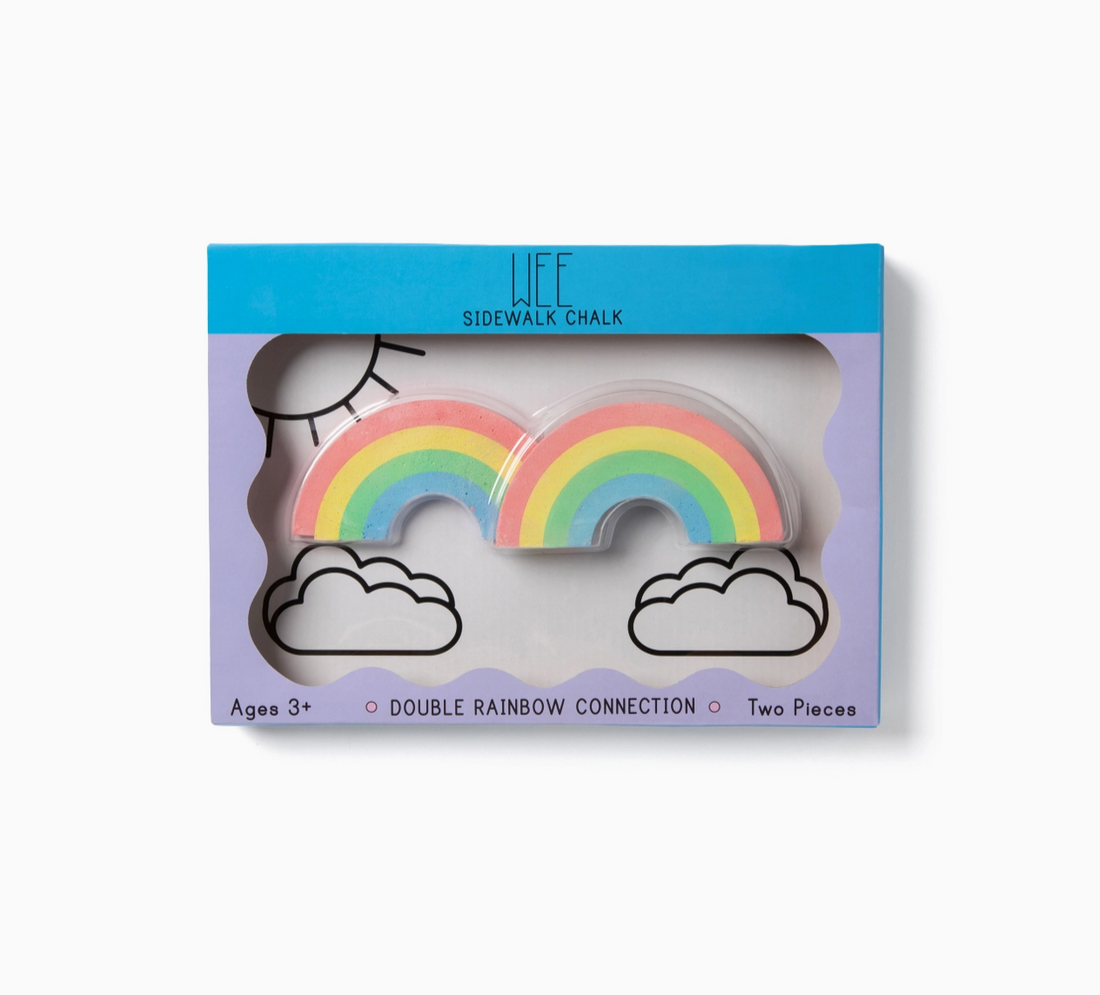 Double Rainbow Sidewalk Chalk