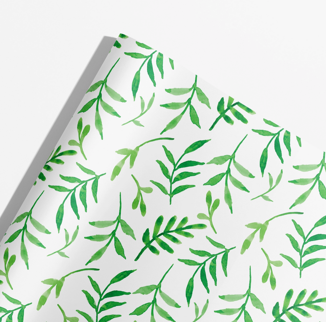 Botanical Wrapping Paper (3 Sheets/Roll)