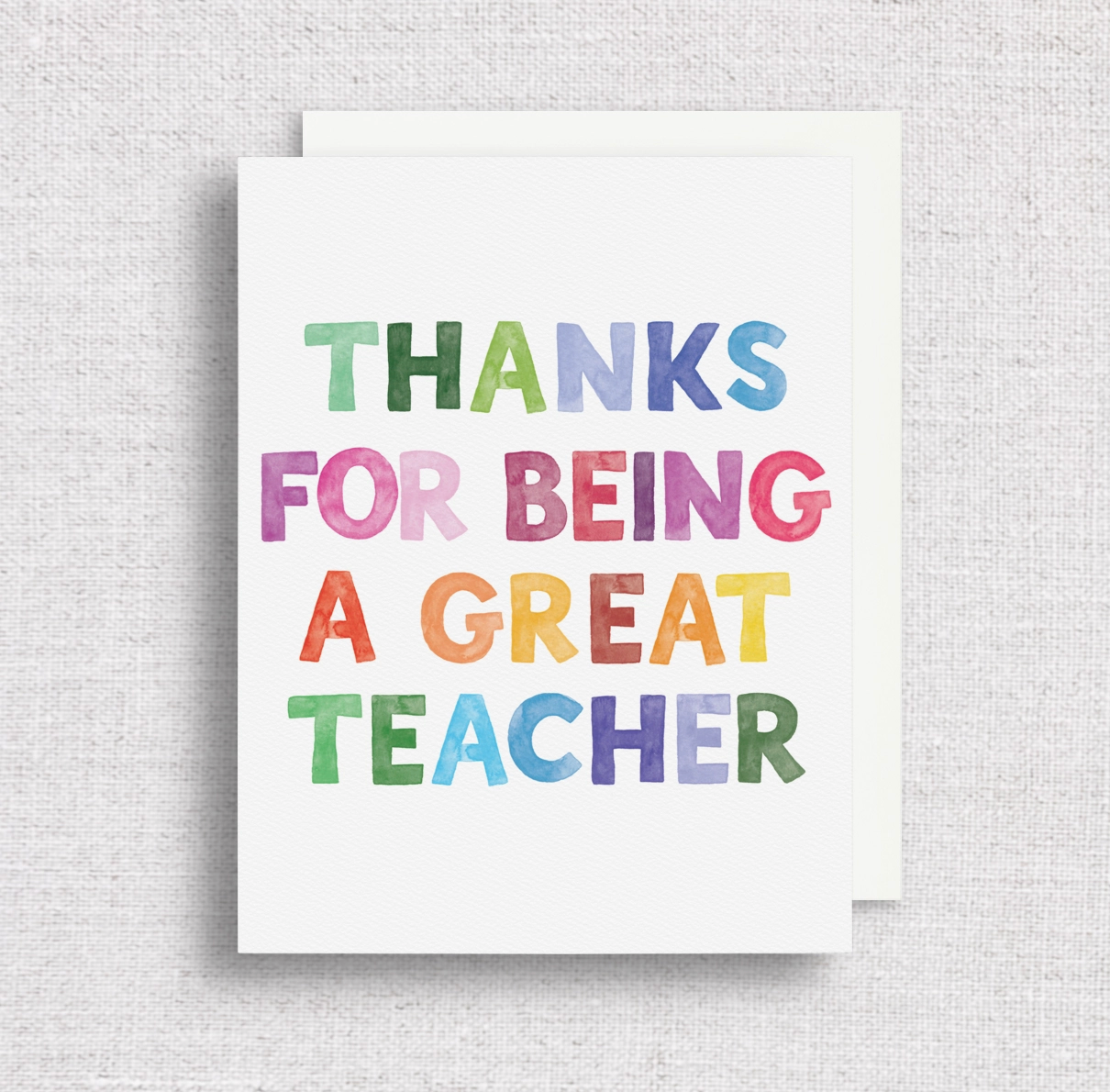 Great Teacher Card